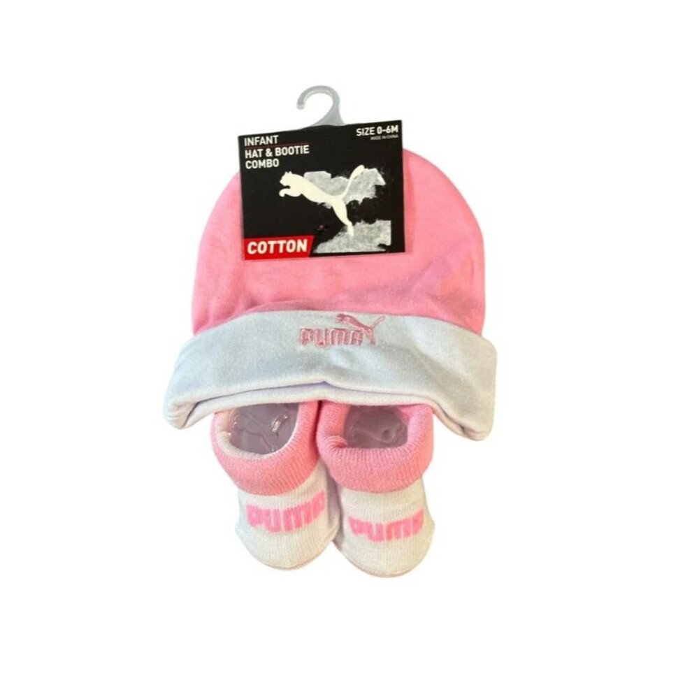 Puma infant hat & socks 0-6 months